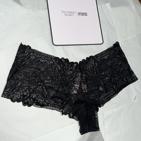 Victoria's Secret Lace Black Shortie Panty XL - Picture 7 of 14